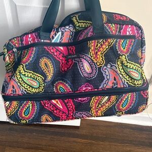 Vera Bradley Colorful Paisley Travel Bag